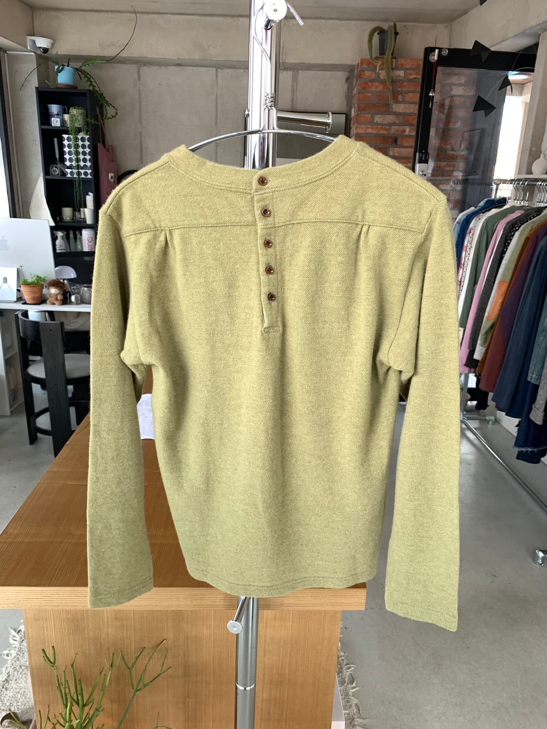 Kapital 캐피탈 브이넥 헨리 롱 슬리브 상품이미지3