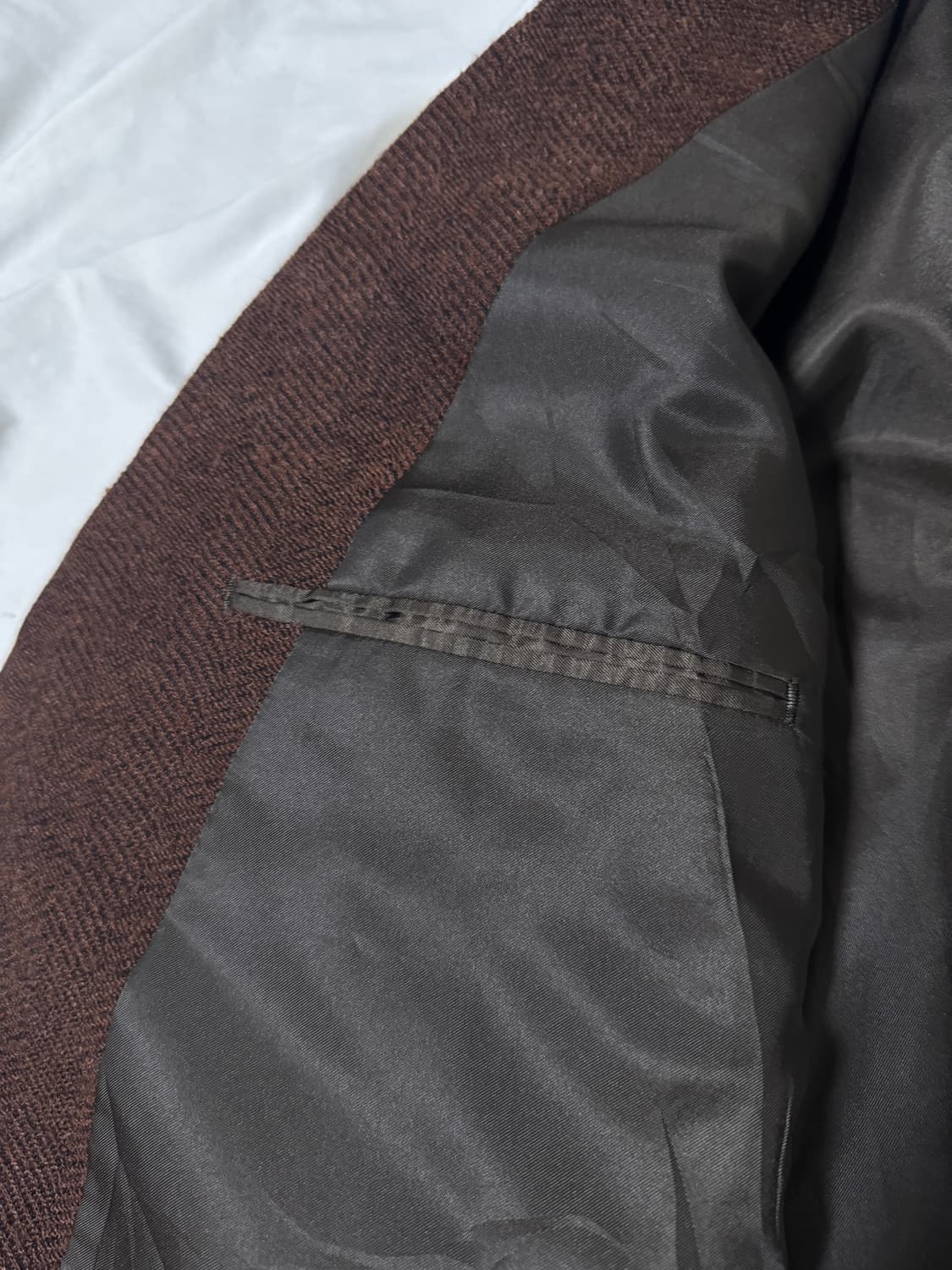 요지야마모토 AAR 헤링본 울 블레이저 상품이미지5