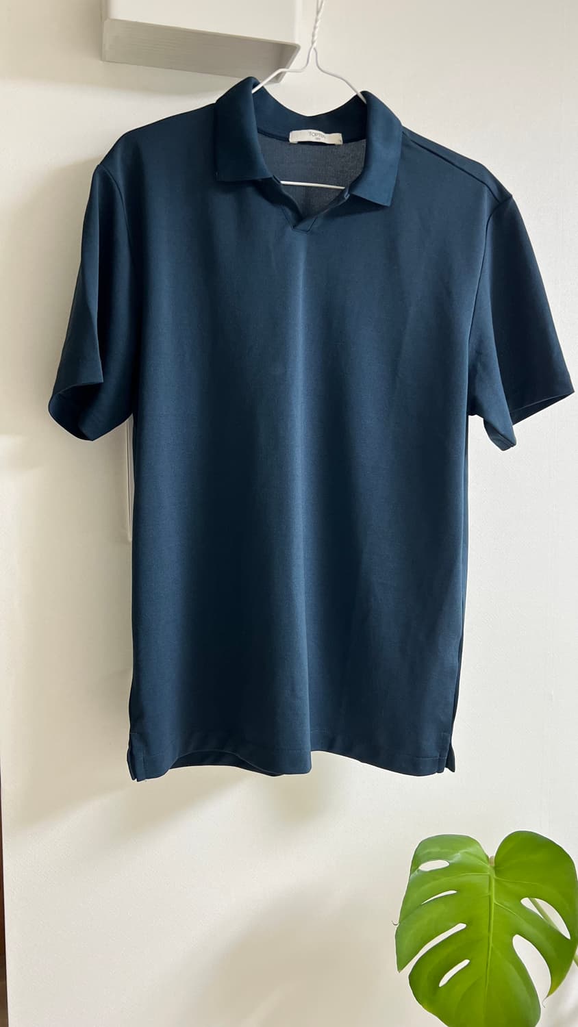 탑텐 남성 카라 티셔츠 네이비 100 상품이미지1