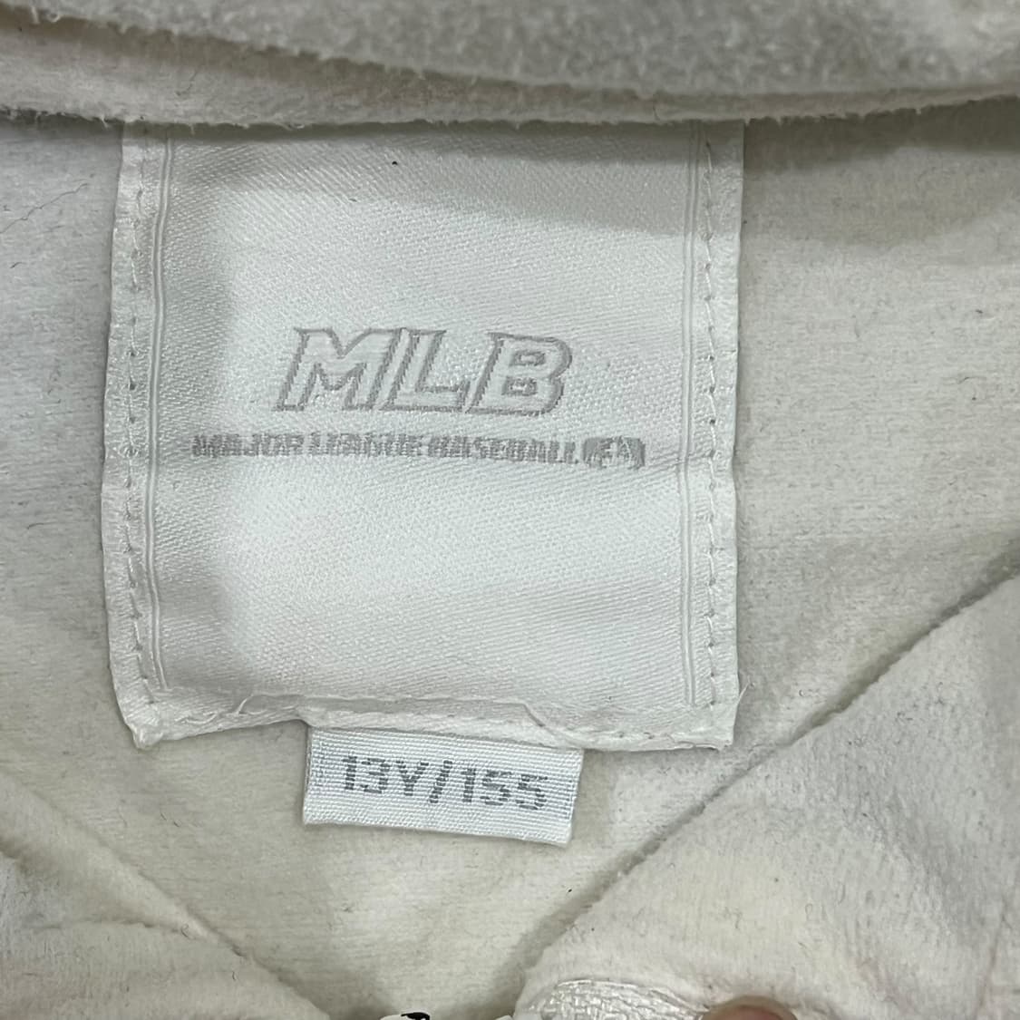 mlb 로고 프린팅 플리스 후드집업 s08324 상품이미지6