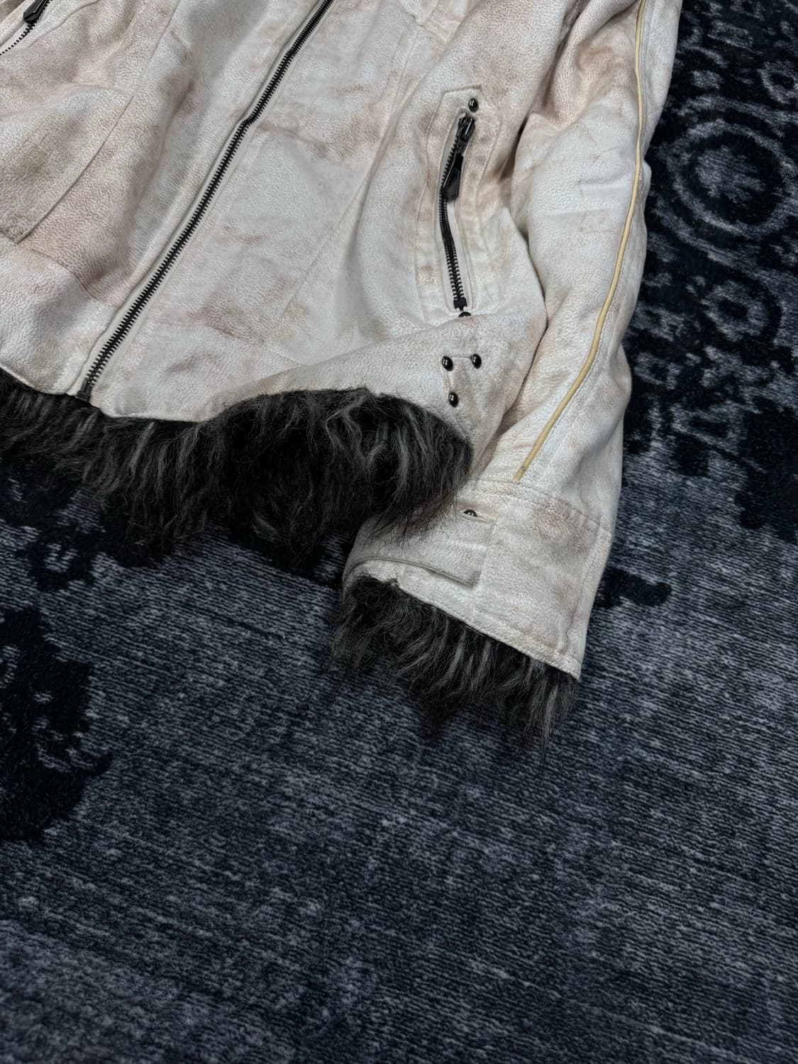 Scissors 00s vkei trimming fur jacket 상품이미지5