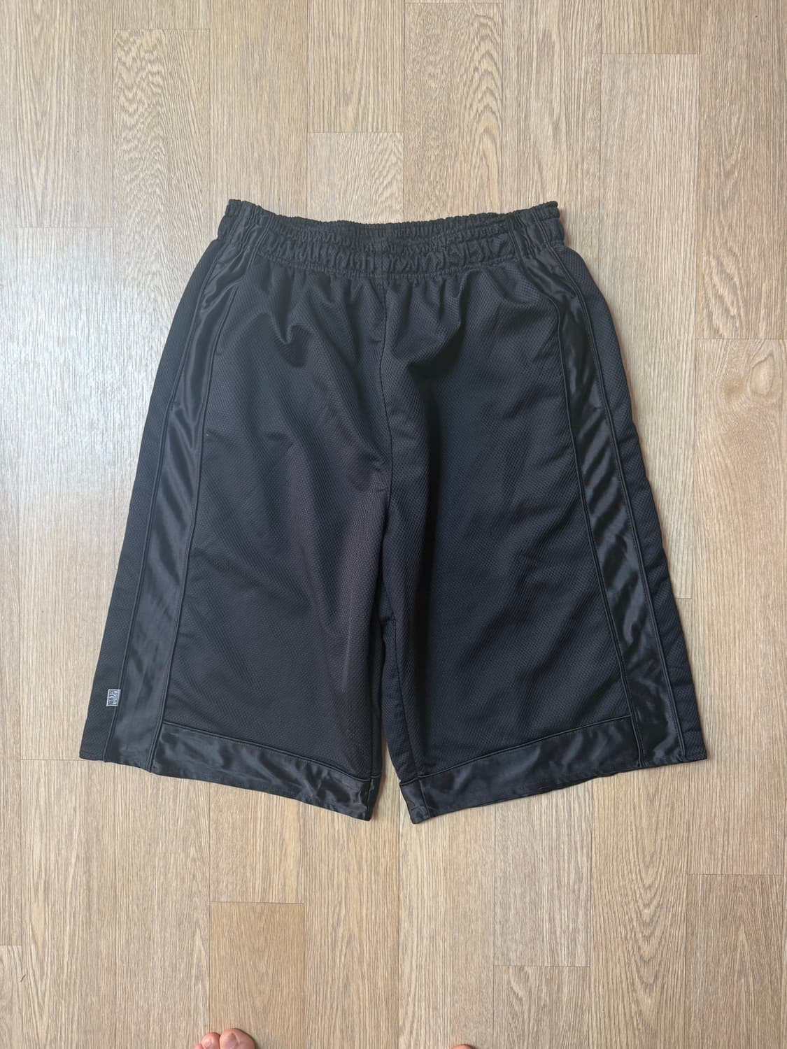 프로클럽 메쉬 바스켓볼 쇼츠 올블랙 상품이미지2