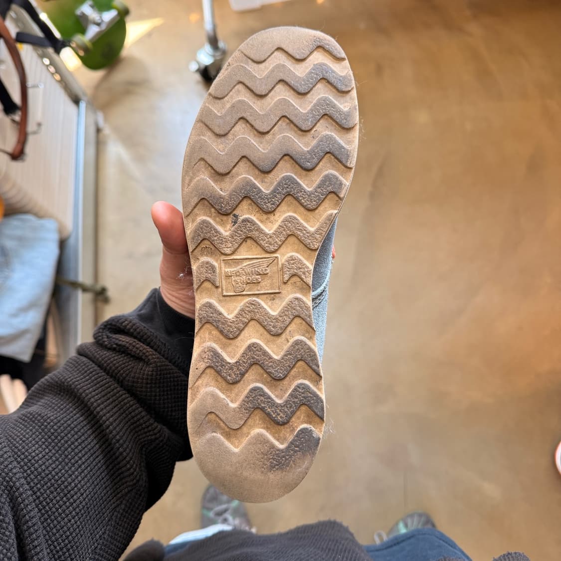 레드윙 블루스카이 8144 MADE IN USA 스웨이드 부츠 워커 7D 상품이미지9