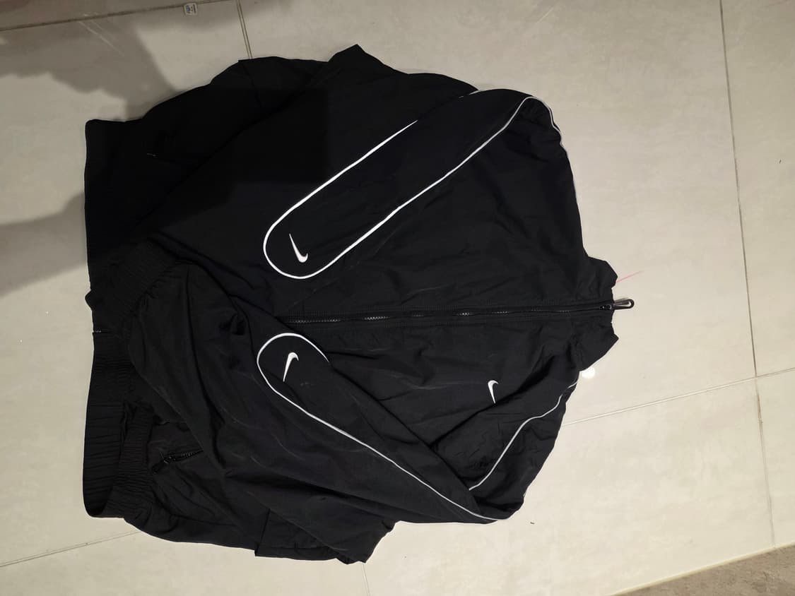 나이키 NSW 솔로 스우시 우븐 트랙 자켓 블랙 - 아시아 상품이미지2