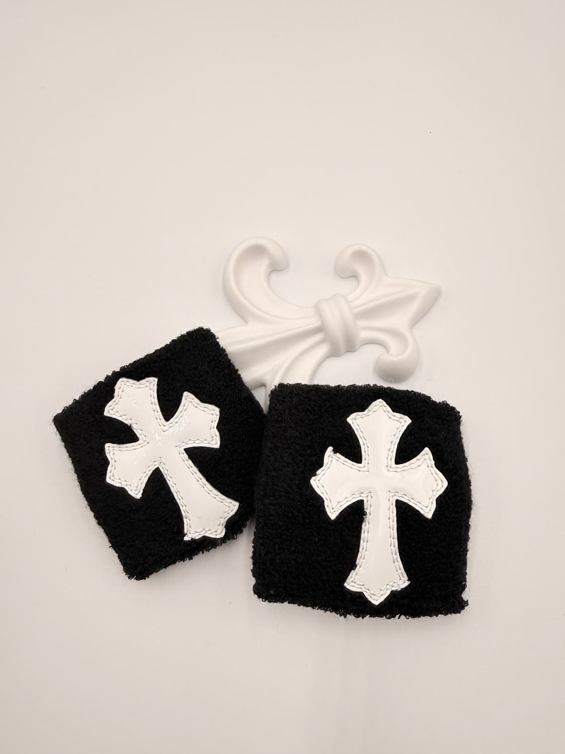 크롬하츠 스웻밴드 블랙/화이트패치 상품이미지1