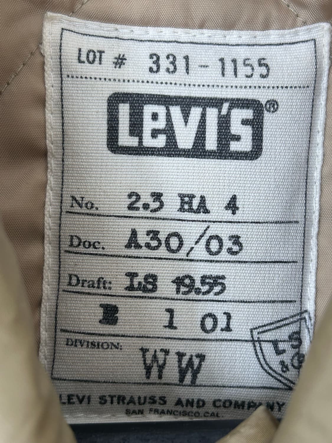 Levi’s 베이지 다운 셔츠 자켓  상품이미지8
