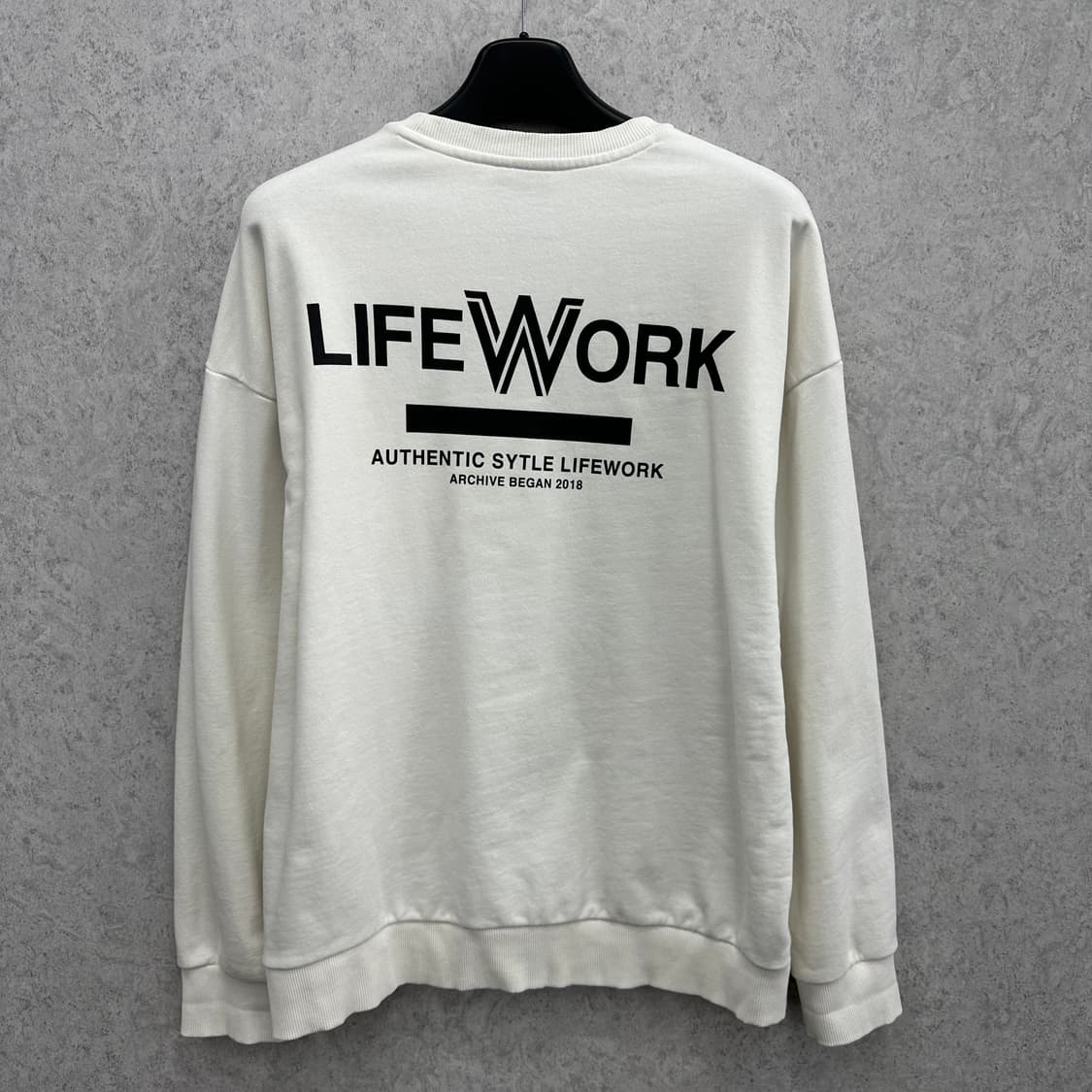 95 라이프워크 남자 루즈핏 맨투맨 상품이미지2