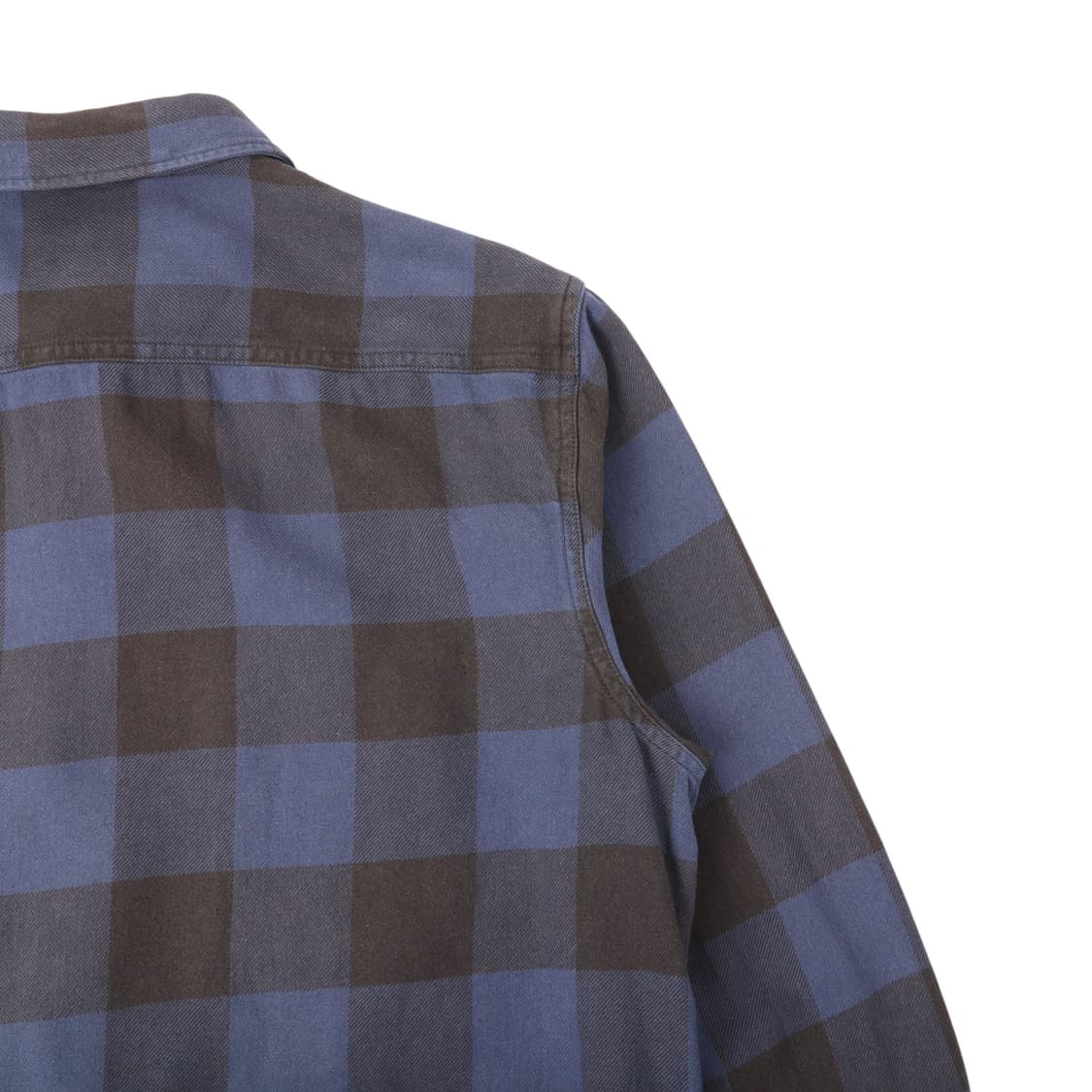 데님앤서플라이 네이비 플란넬 체크 셔츠 상품이미지6