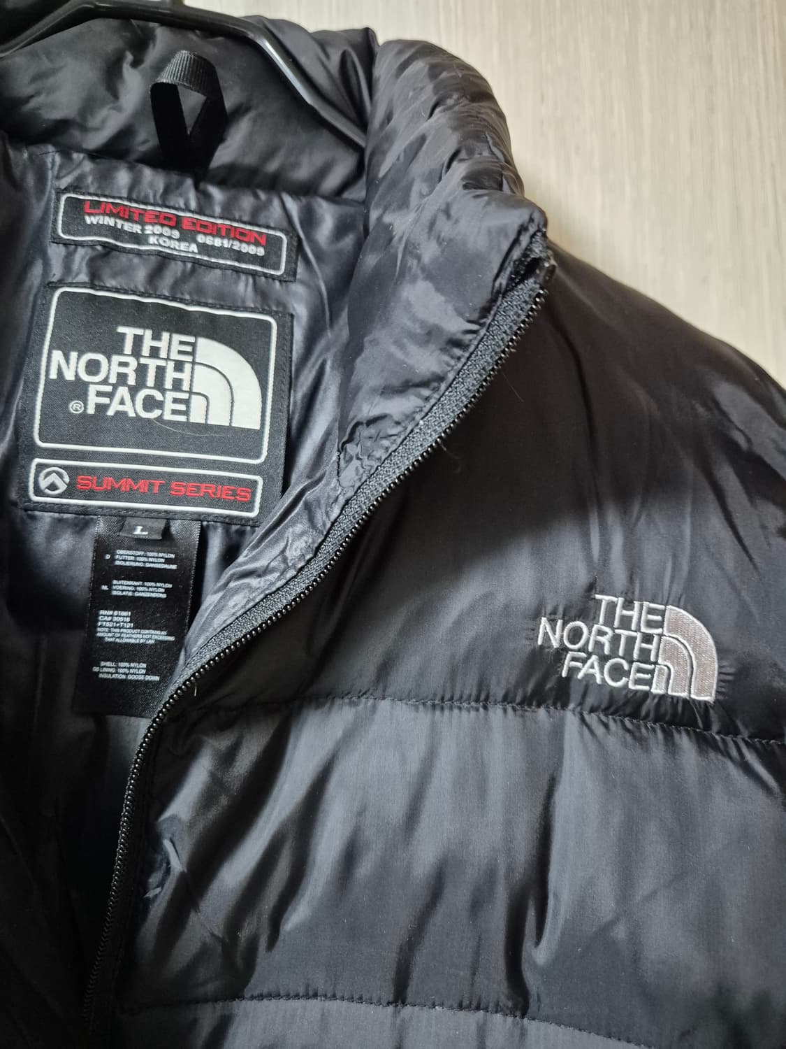 노스페이스 700 LTD 구스다운 패딩 라지 남성 블랙 상품이미지6