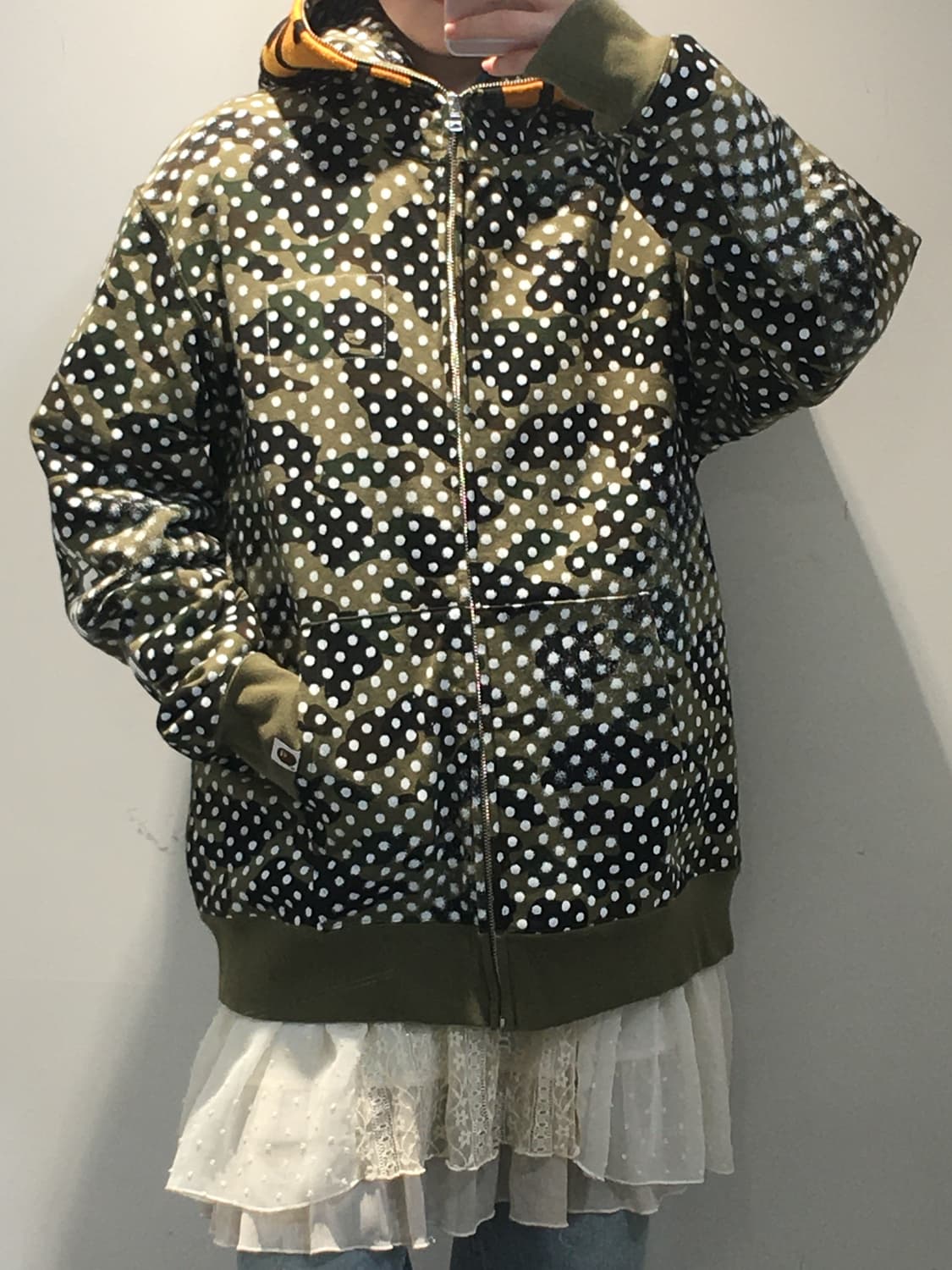 베이프 카무플라주 후드집업 상품이미지3