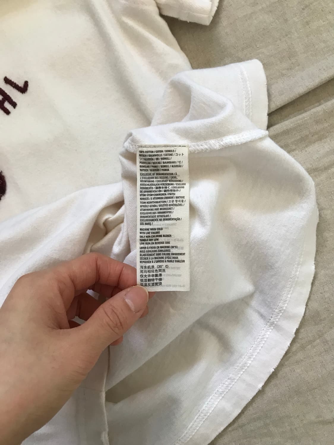 아베크롬비 중앙 자수로고 반팔티 상품이미지8