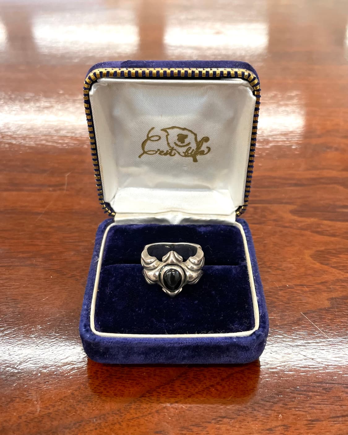 925 실버 블랙 오닉스 반지 상품이미지1