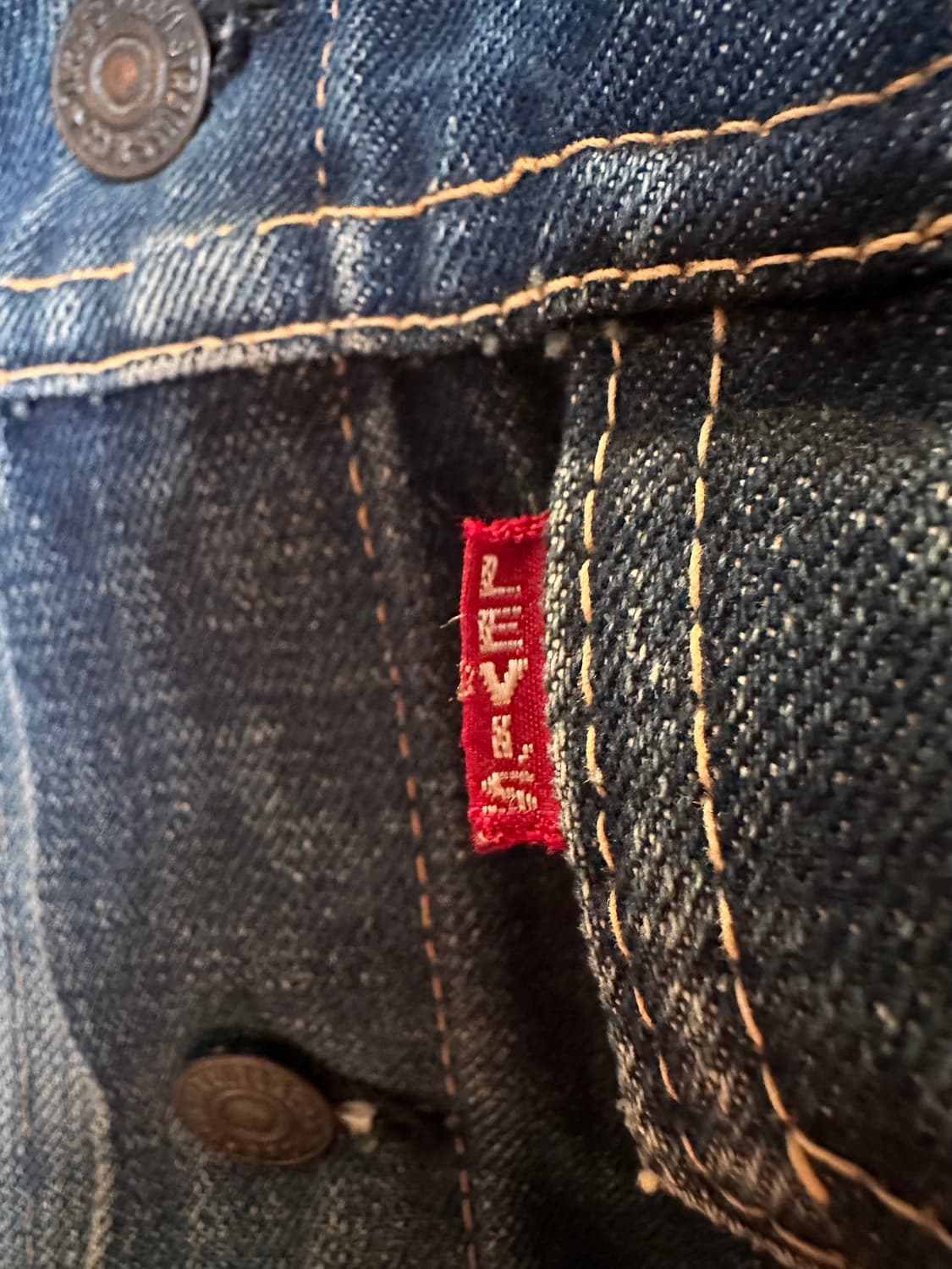 60s Levis 70505 557xx 3rd Denim Jacket 상품이미지7