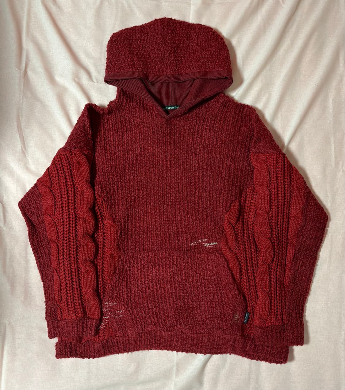 [L] 앤더슨벨 케이브 니트 후드 상품이미지1