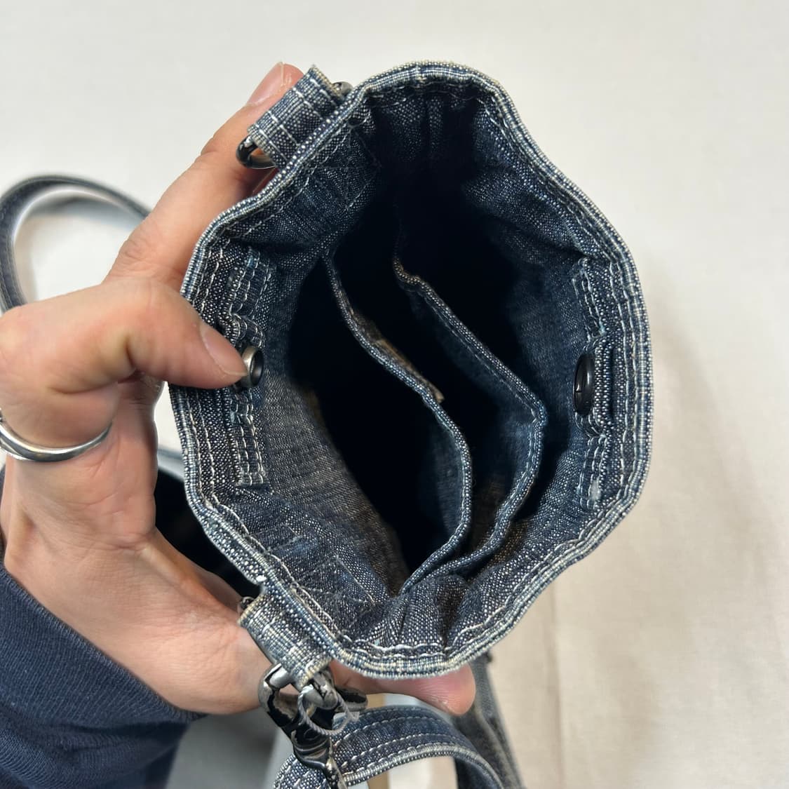 요시다 포터 온스 코튼 데님 크로스백 숄더백 P04 상품이미지6