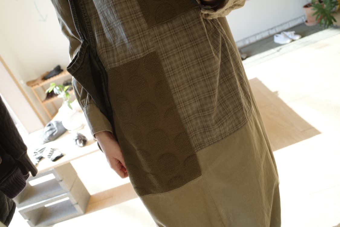 도트 체크 원피스 상품이미지3