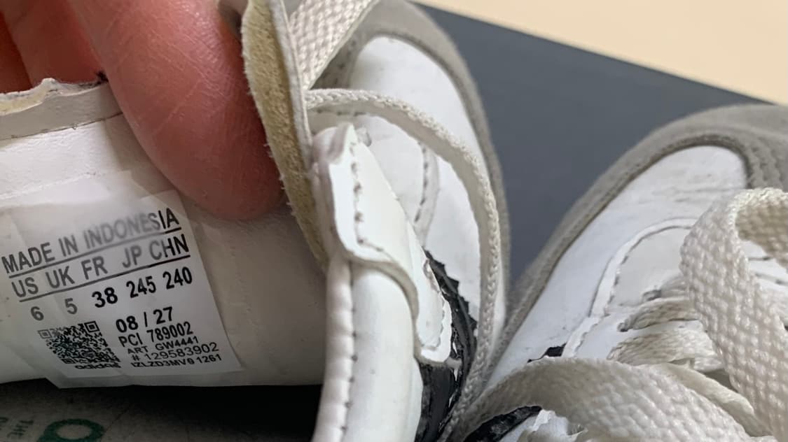 아디다스 삼바 비건 화이트 245 상품이미지6