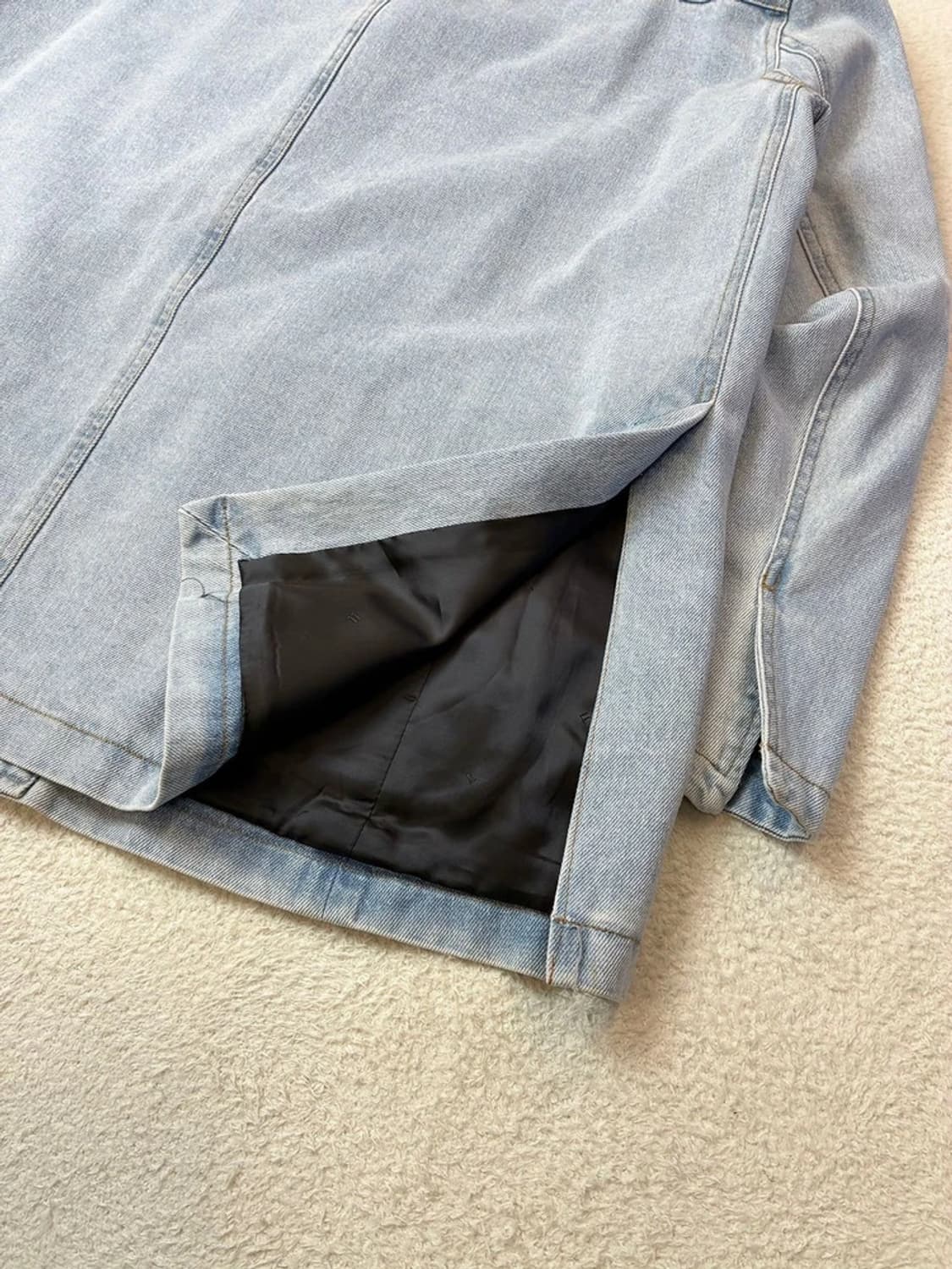 웰던 WE11DONE 22ss 워시드데님 블레이저 PN6099    상품이미지7