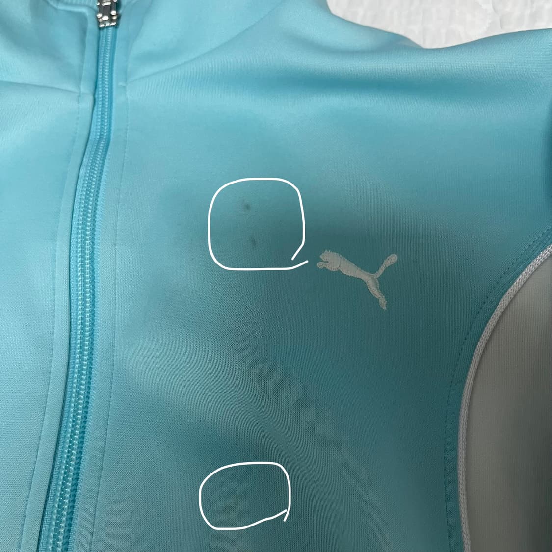 아노깔 푸마 스카이블루 져지 상품이미지7