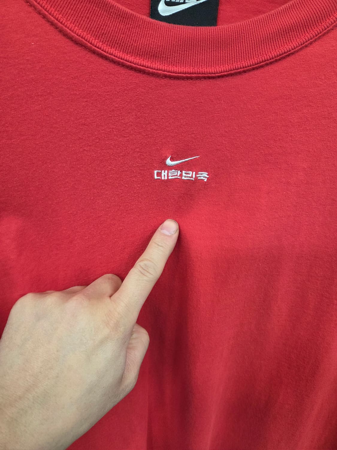 나이키 대한민국 자수로고 반팔 L 오버핏  상품이미지8