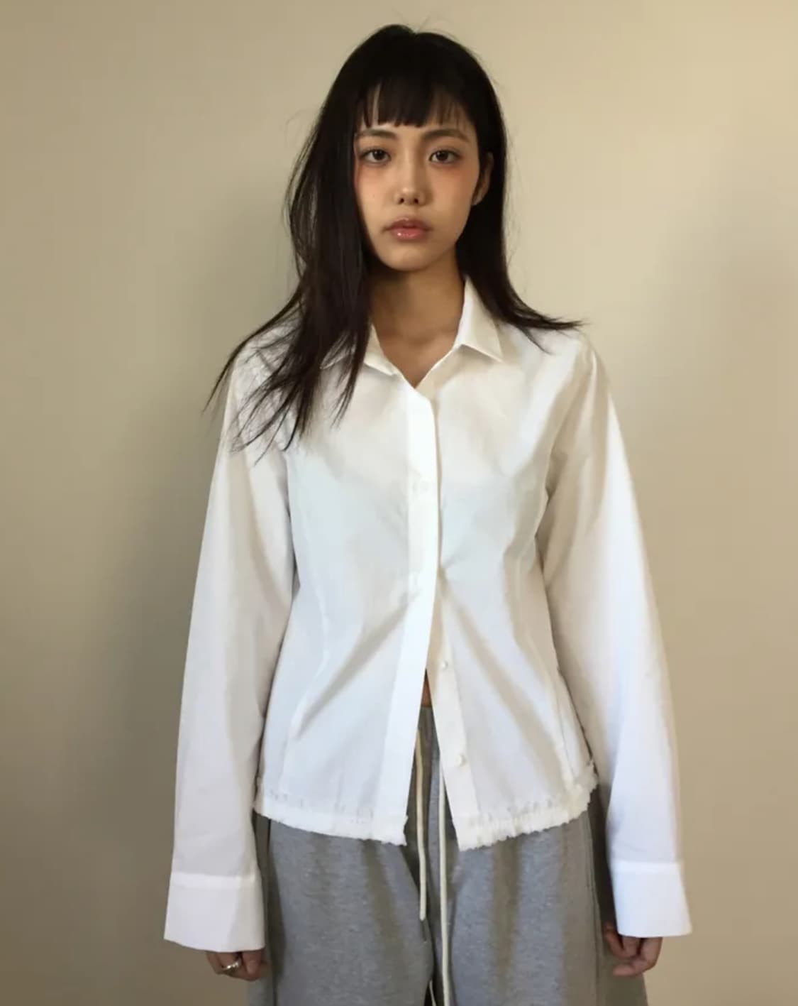 더기 레이스 셔츠 상품이미지2