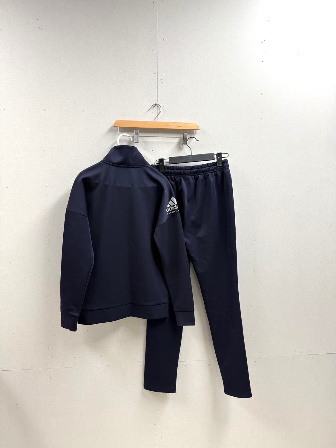여성 XS / 아디다스 져지 집업 + 팬츠 트레이닝 세트 네이비  상품이미지5