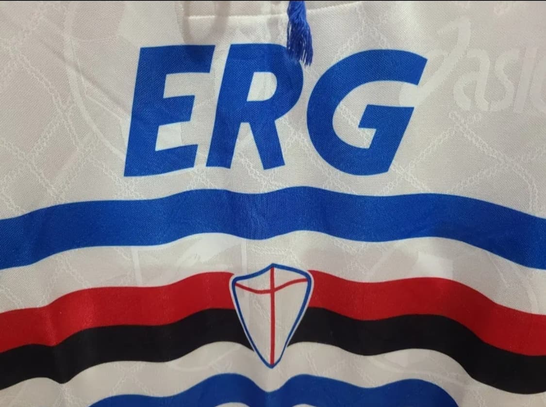 ASICS 94 95 삼프도리아 올드레플 축구져지 상품이미지3