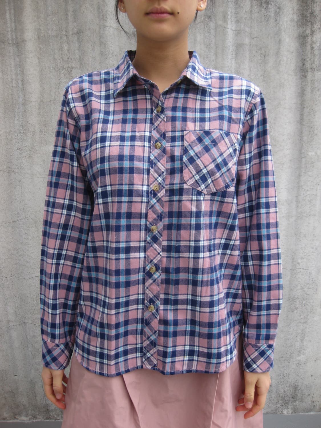 E hyphen world gallery 체크 셔츠  상품이미지2