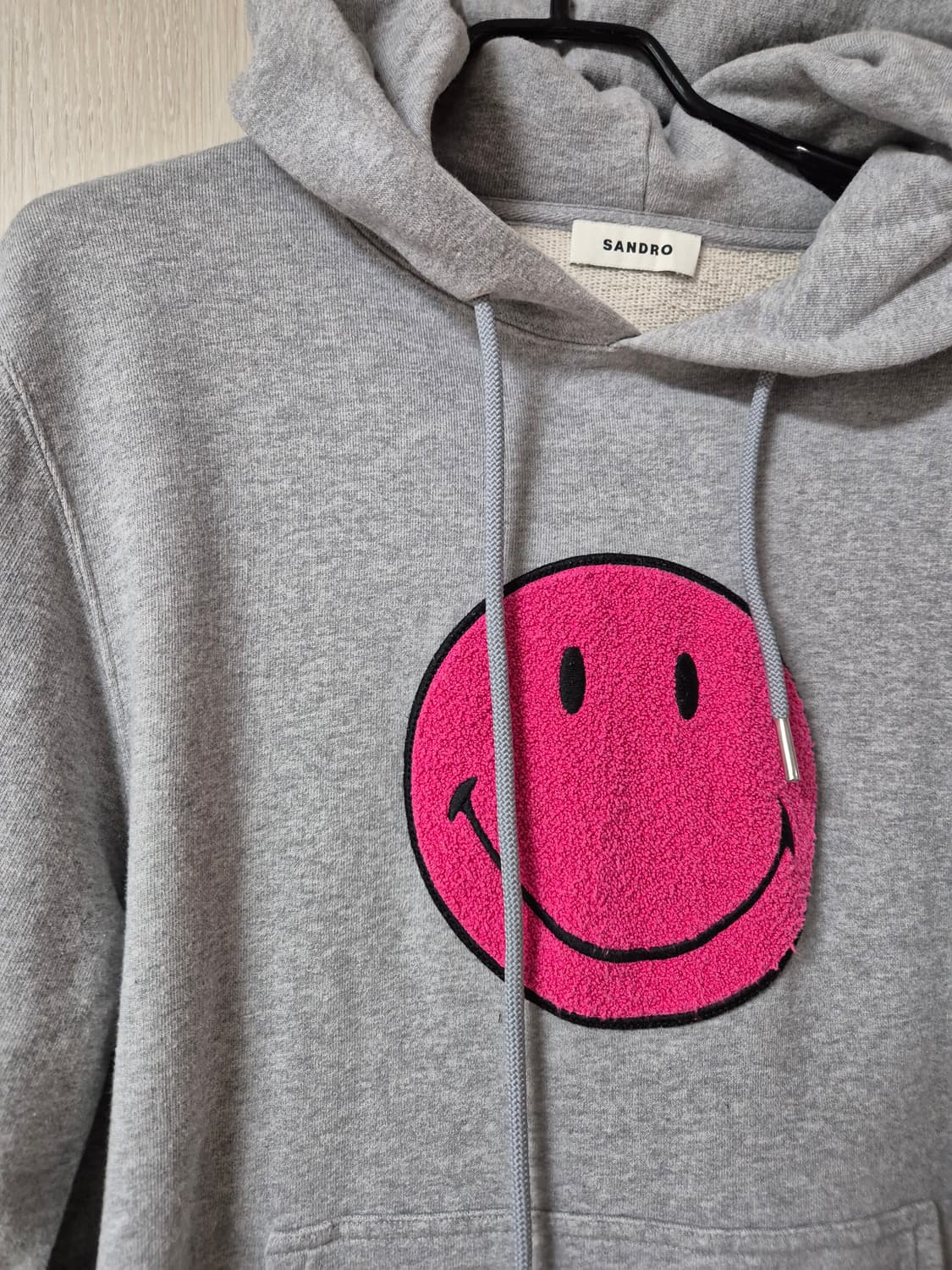 산드로 옴므 스마일 후드맨투맨 스웻셔츠 M 남성 상품이미지4