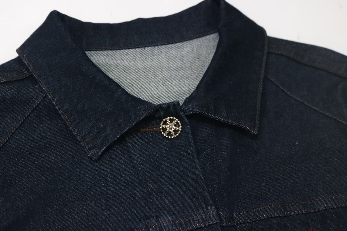 루이스 골드버튼 데님 자켓 상품이미지5