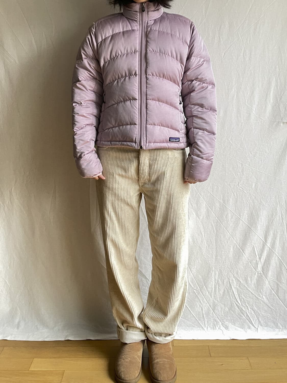 파타고니아 여성 푸퍼 패딩 자켓 라일락 M 상품이미지10