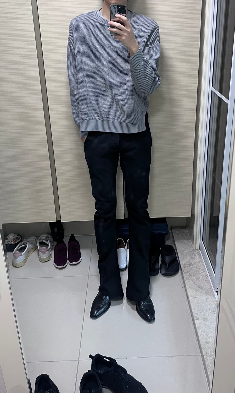 [s] 갭 와플니트 상품이미지1