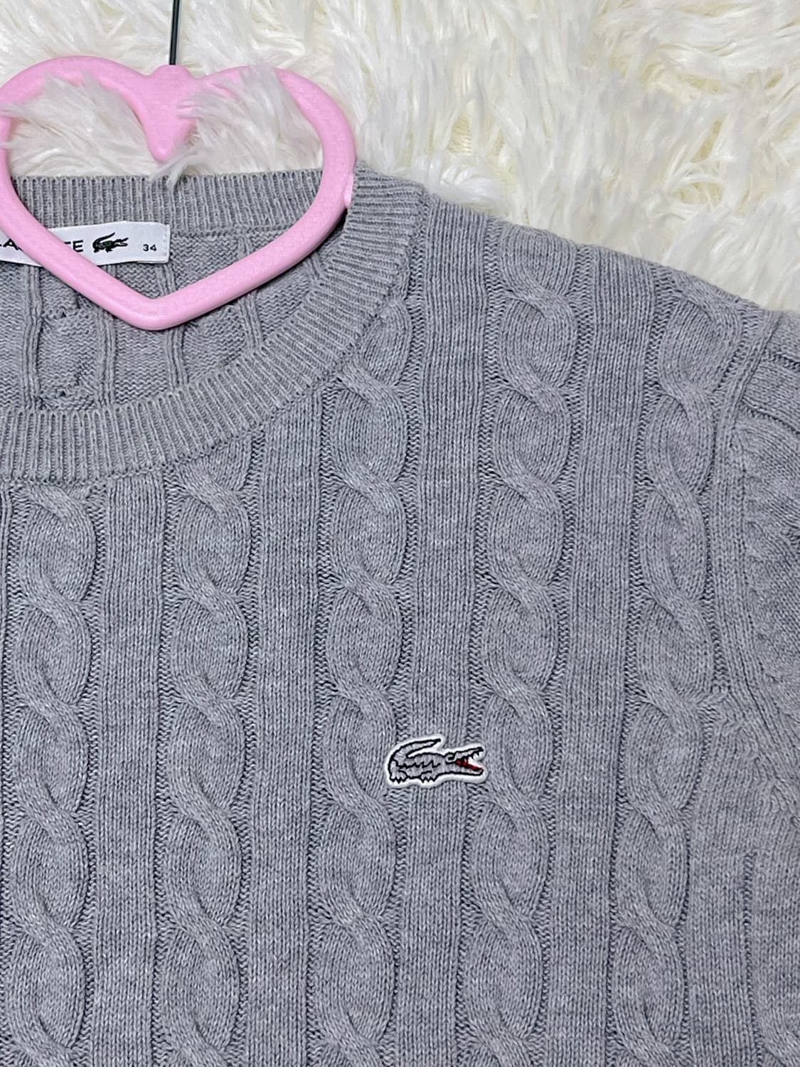 라코스테 꽈배기 니트 상품이미지3