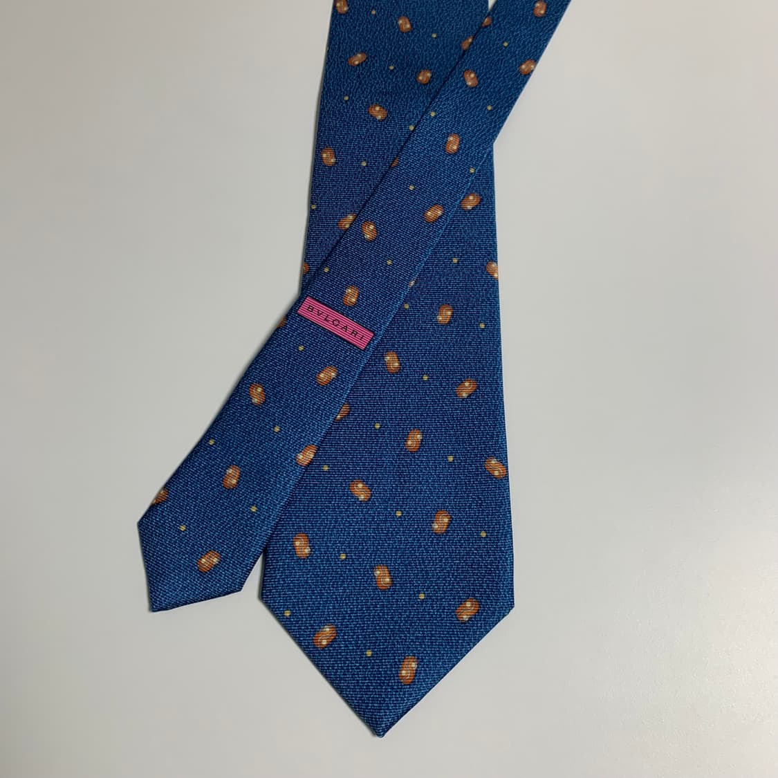 불가리(BVLGARI) 자카드 명품넥타이 100실크 A+등급 혼주넥타이 상품이미지3