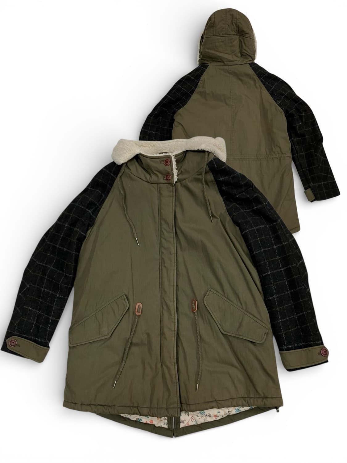 써스데이 아일랜드 빈티지 퀼팅 야상 패딩 S 상품이미지1