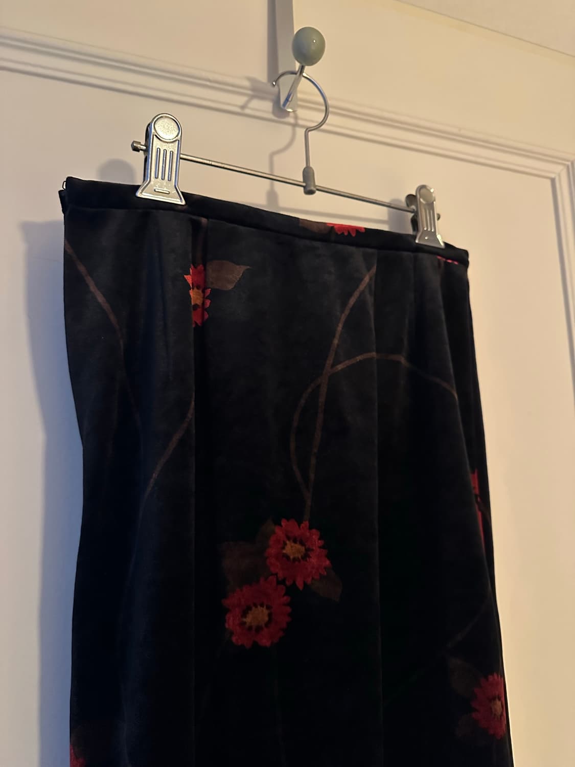 벨벳 꽃무늬 빈티지 스커트 화양연화 st 상품이미지2