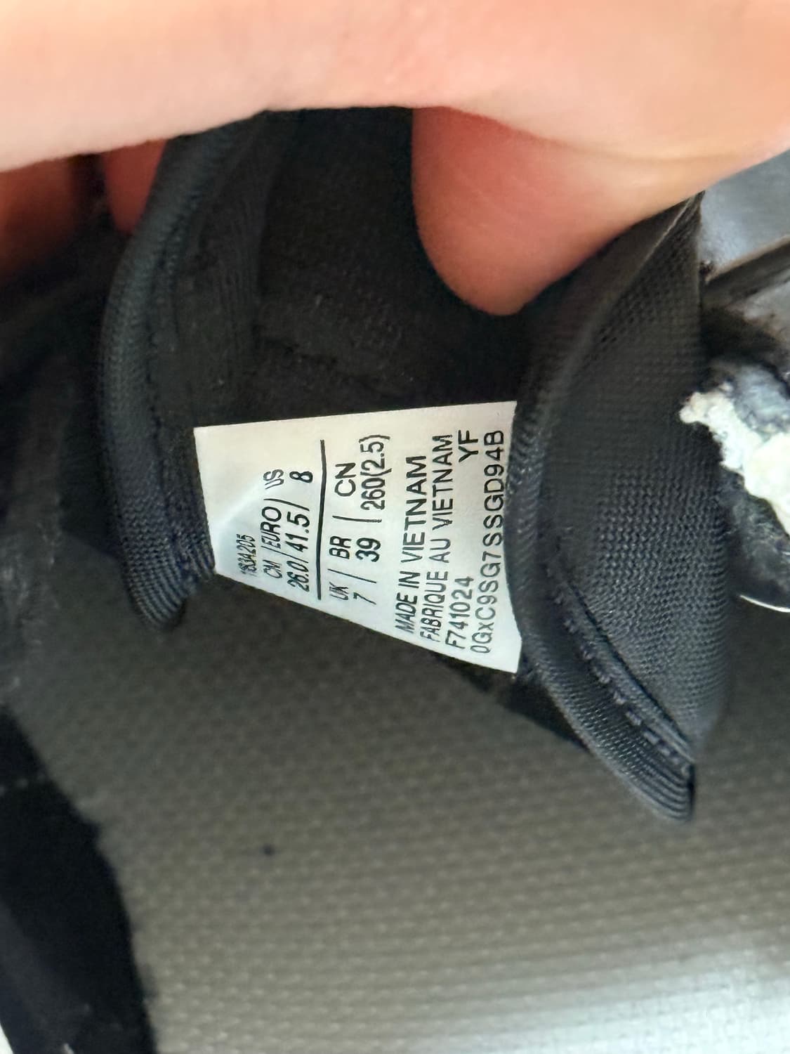 오니츠카 타이거 검흰 스니커즈 260mm 상품이미지6