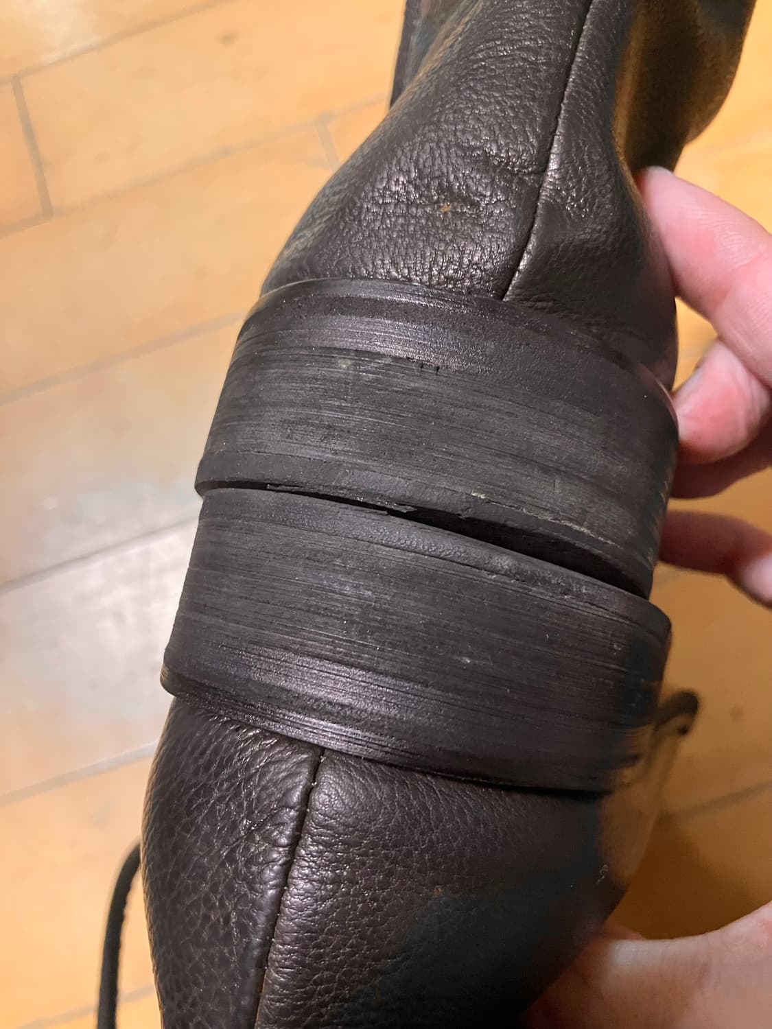 EDWARD 에드워드 레더 드레이프 부츠 41 (260) 상품이미지8