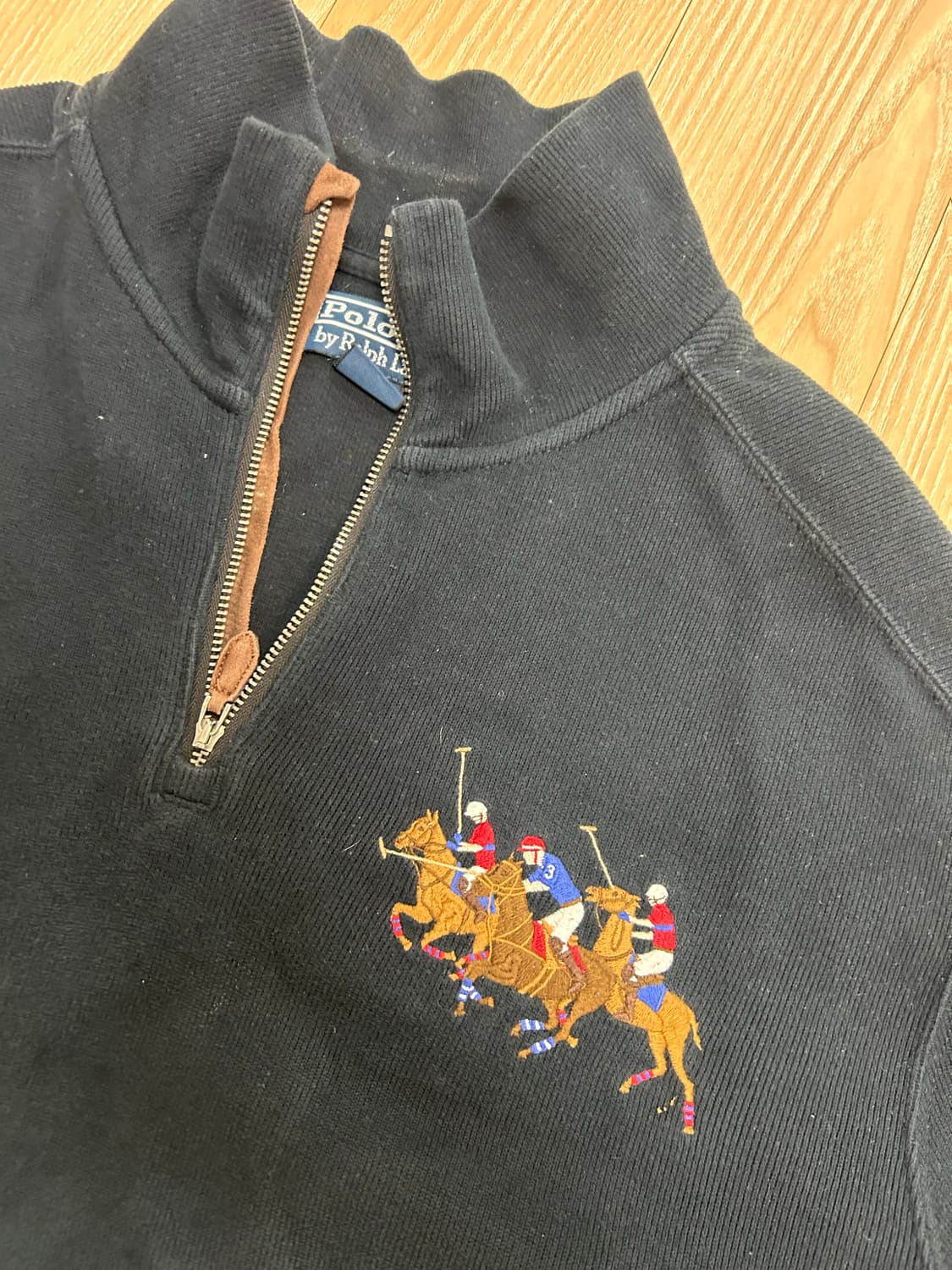 폴로 트리플포니 코튼하프집엎  상품이미지3