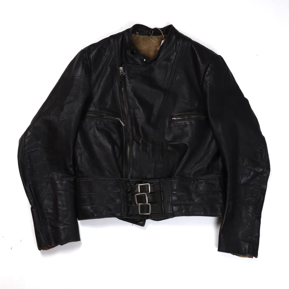 70’s Vintage German Leather Rider Jacket 상품이미지1