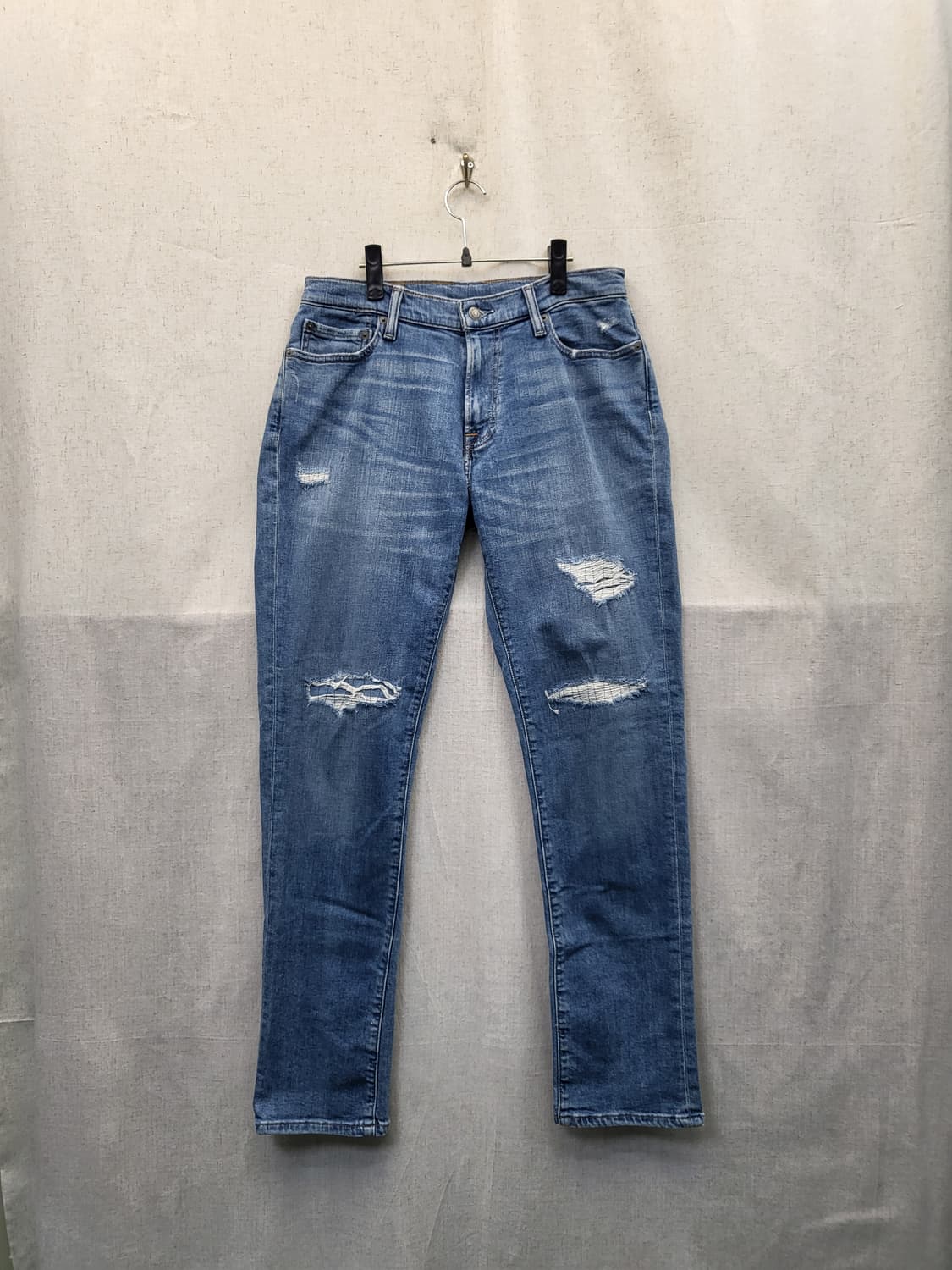 Abercrombie & Fitch 데미지 워싱 청바지 상품이미지1