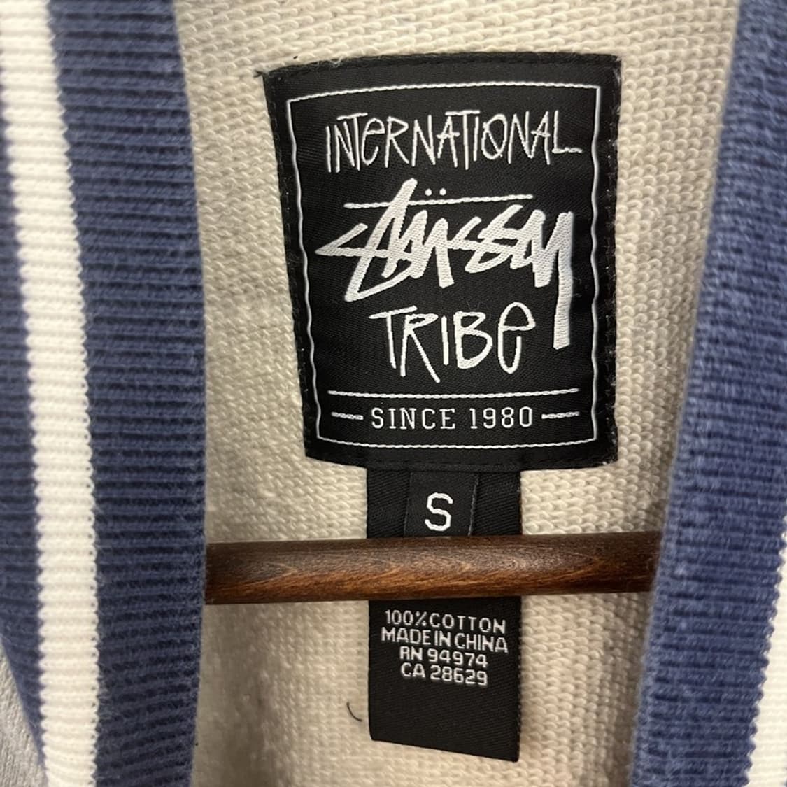 스투시 애슬레틱 트라이브 레트로 스트릿 바시티 자켓 S C10358 상품이미지5