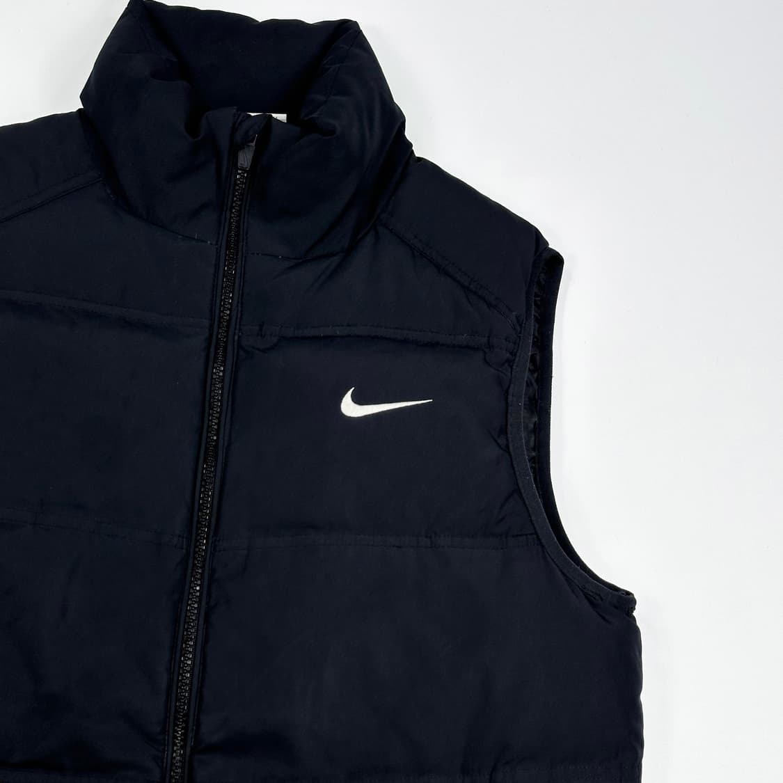 나이키 솔로 스우시 빈티지 여성 패딩 조끼 블랙 여성S 상품이미지3
