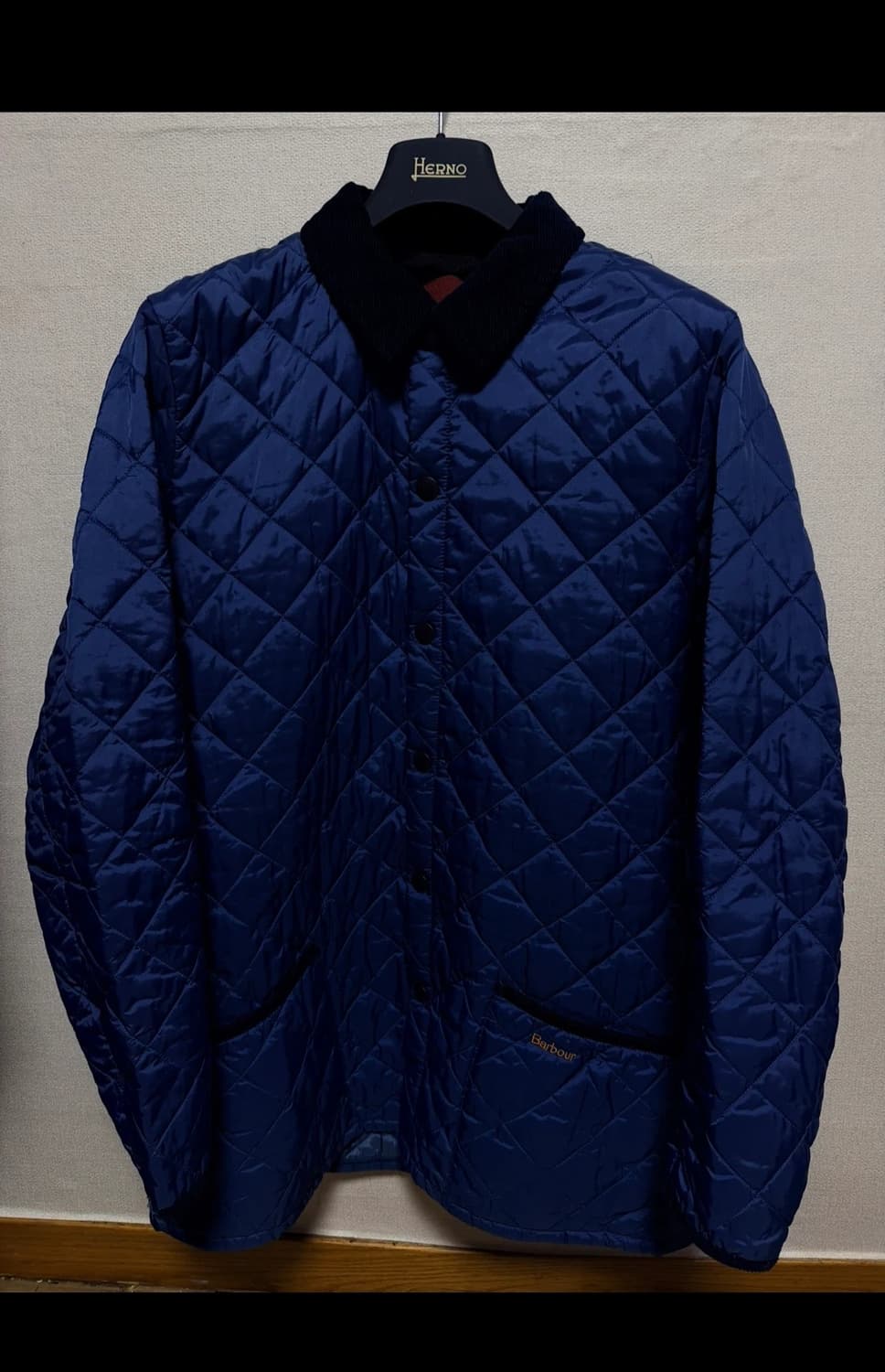 바버 어거스틴 퀼팅 자켓 L 블루 (105) 상품이미지1