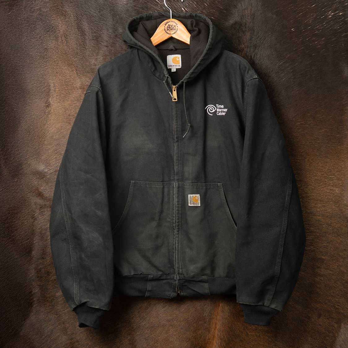 [L]  칼하트 J131 덕 액티브 자켓 블랙 USA 메이드  상품이미지1