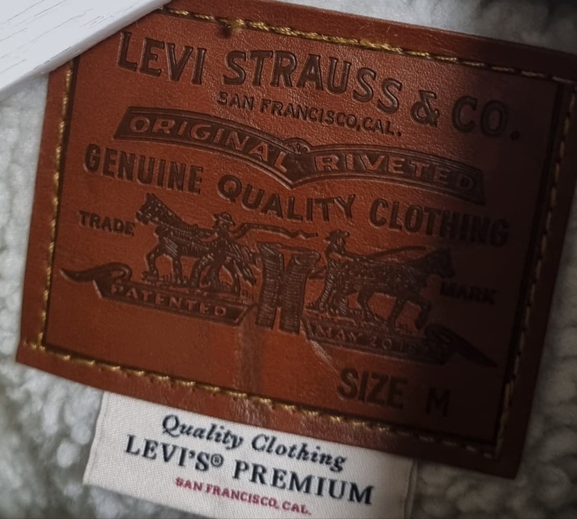 M (95) 리바이스 프리미엄 쉐르파 데님자켓 청자켓 상품이미지3