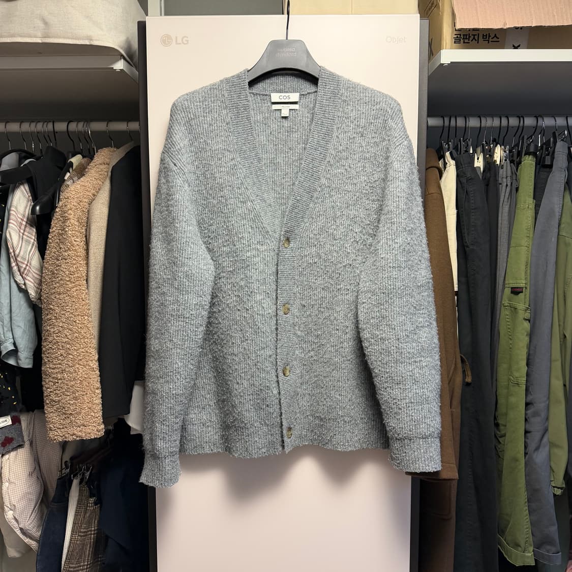 COS 릴렉스드 울 가디건 (L) 상품이미지1