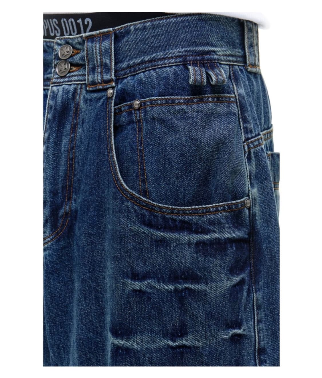 오퍼스 OPUS 0012 Op. 09 멜티드 데님팬츠 인디고 (S) 상품이미지4