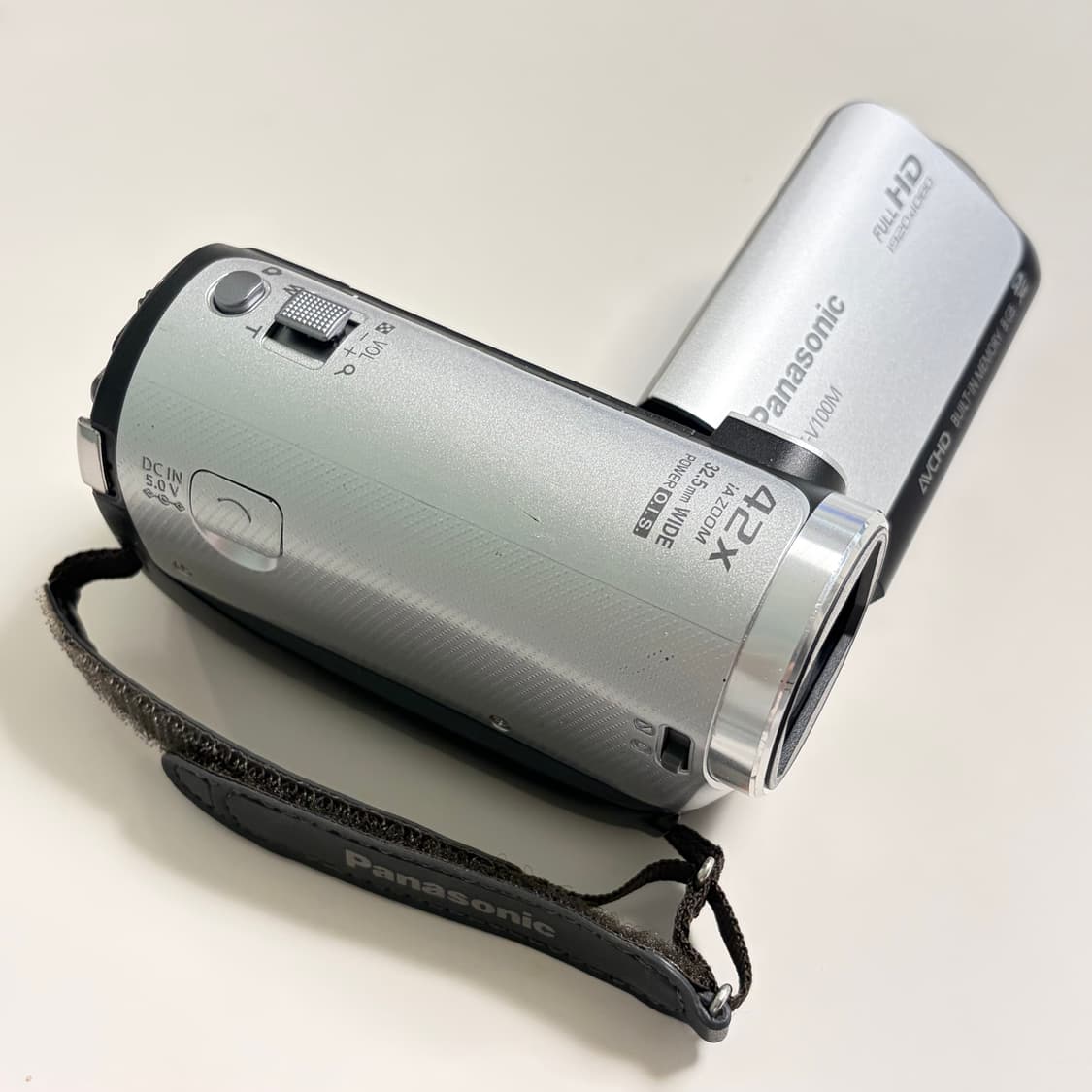 a급) 파나소닉 hc-V100m 실버 빈티지 캠코더 상품이미지3