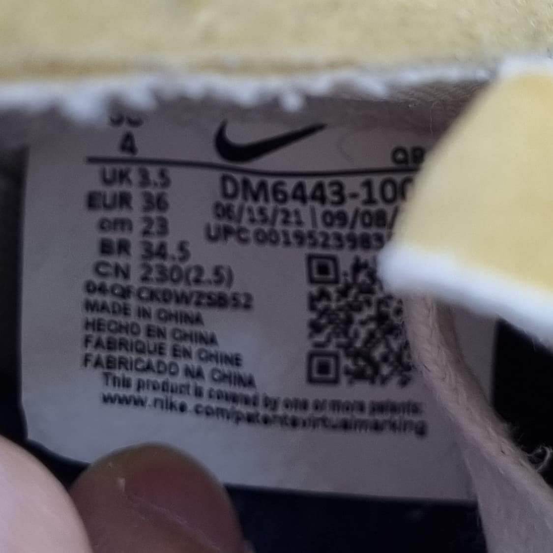 나이키 사카이 블레이저 로우 스니커즈230. 상품이미지6